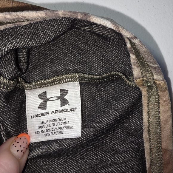 Under Armour Men's Large Realtree Camo Compression Long Sleeve Shirt Mock Neck - Picture 6 of 8